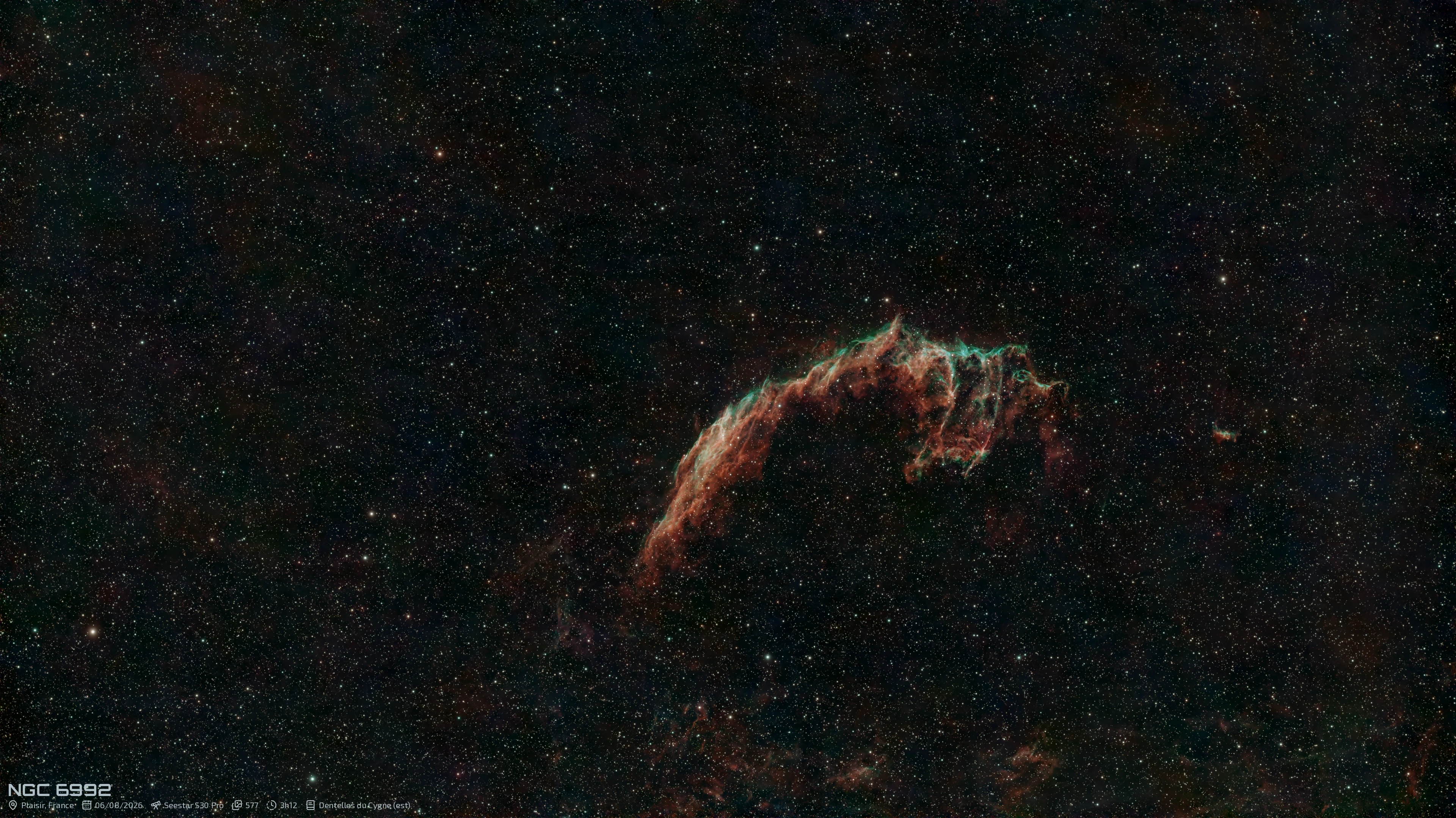 NGC 6992 - Les Dentelles du Cygne
