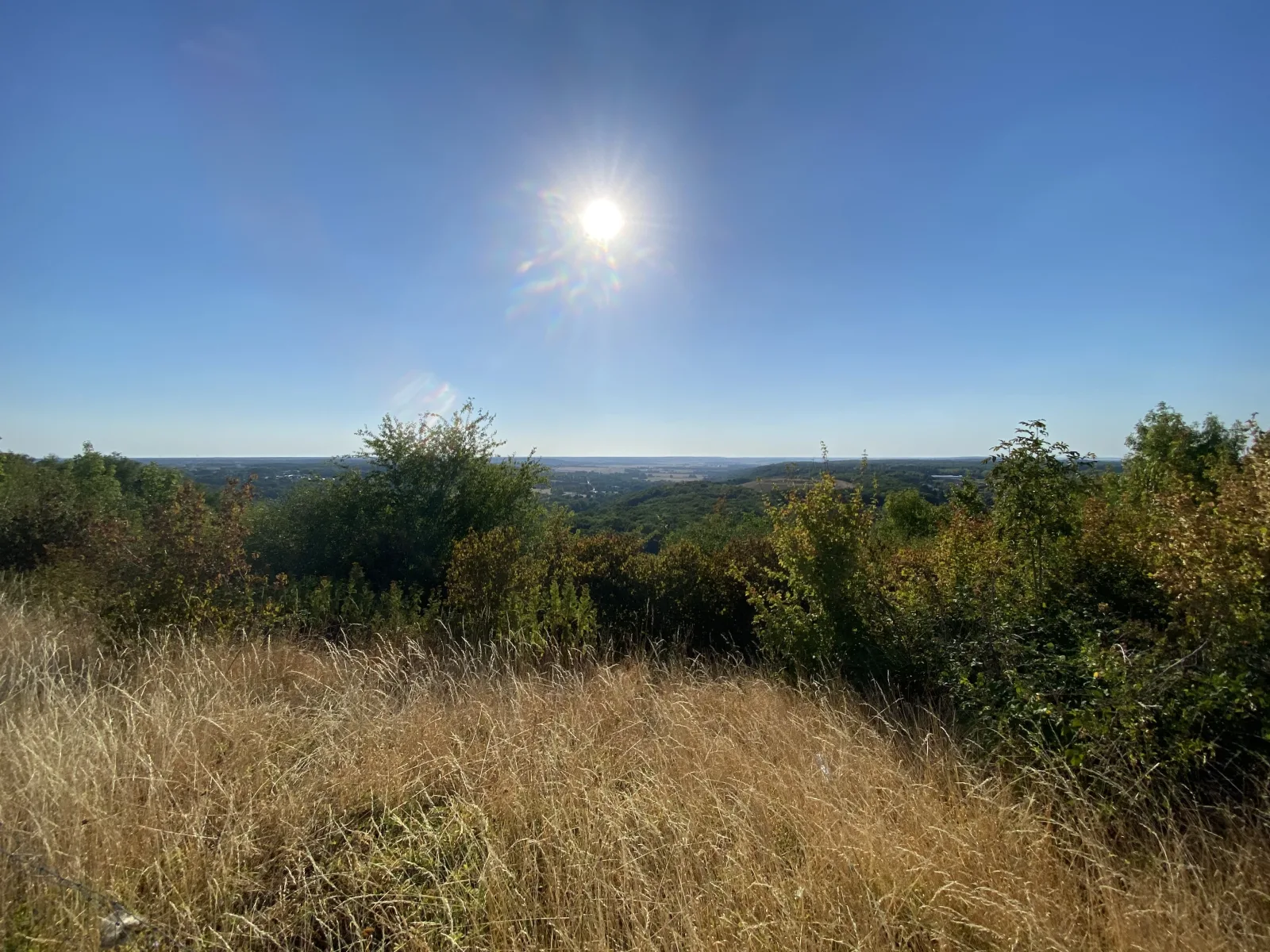 Photo prise la veille de l’éclipse en direction de l’ouest